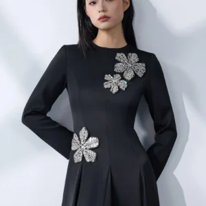 Astra Crystal-Bloom Gown