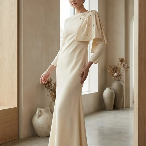 Ivory Royal Drape