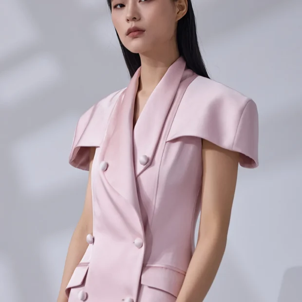 Icon Pink Blazer Dress