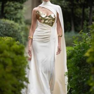Evening Dress – Green & Black