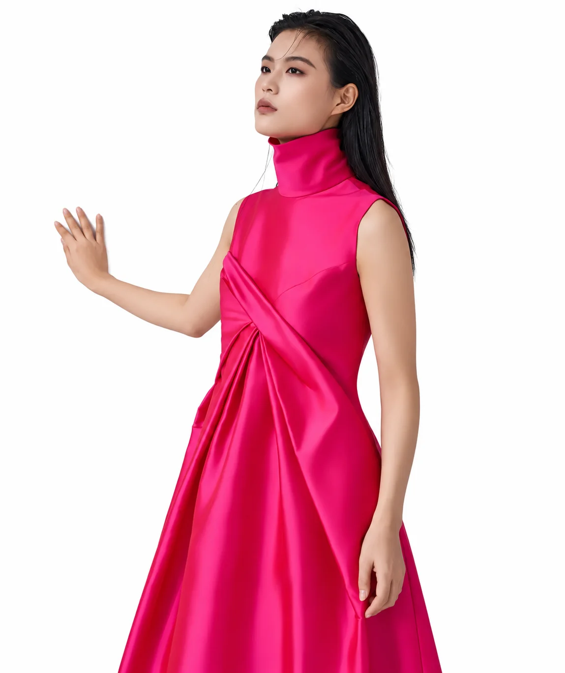 Victoria’s fuchsia dress - Image 4