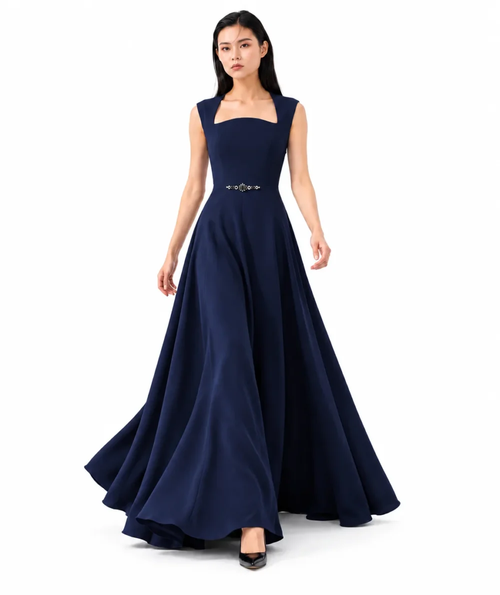 Royal Navy Crystal Gown