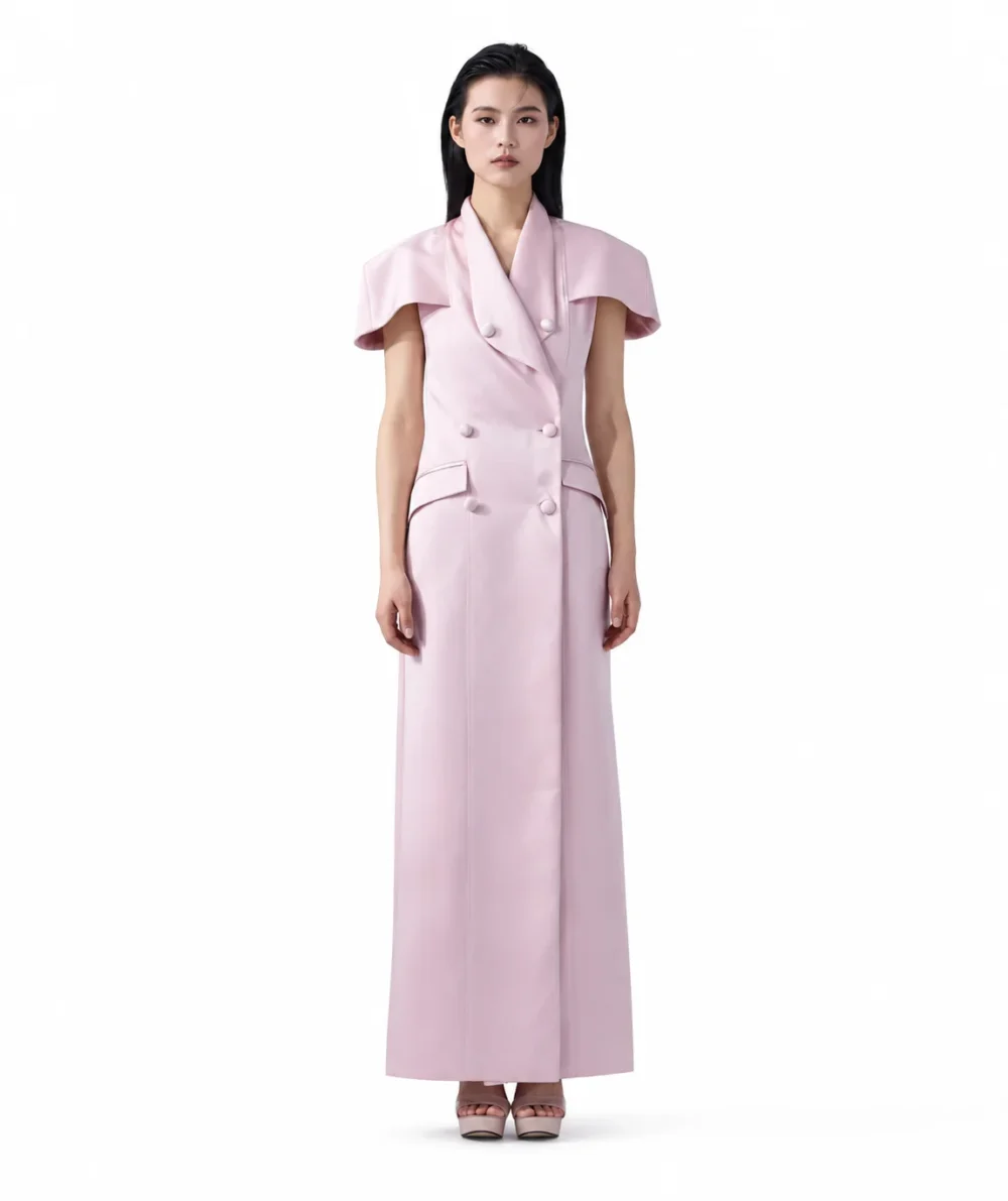 Icon Pink Blazer Dress