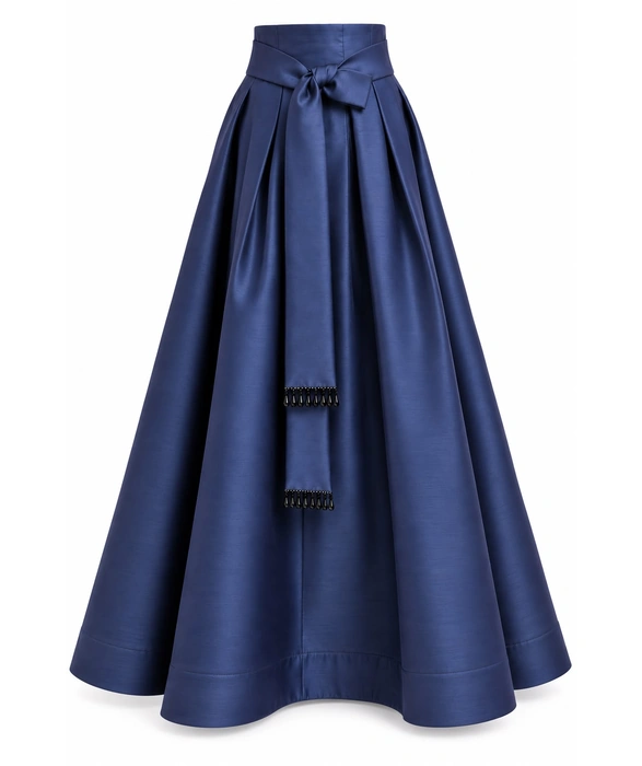 Pleated Maxi Skirt - Image 11