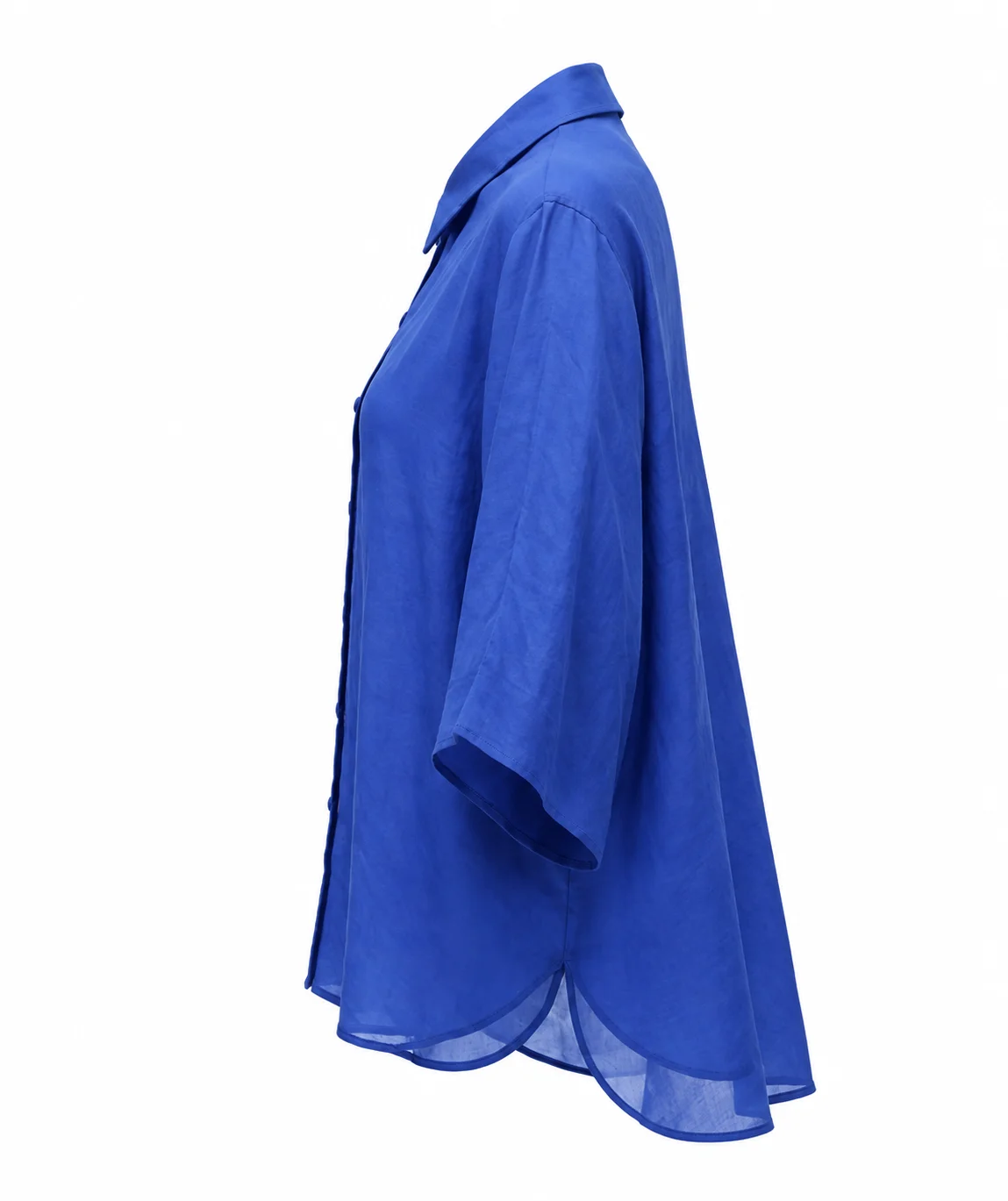 Royal Blue Relaxed Fit Blouse - Image 2