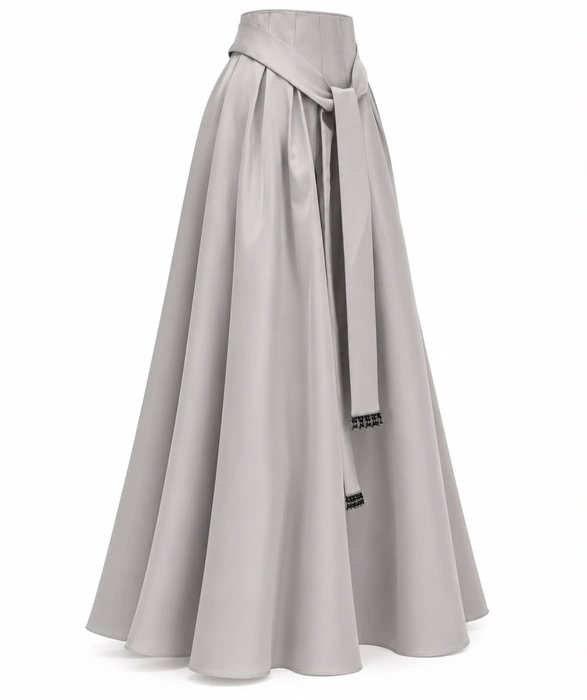 Pleated Maxi Skirt - Image 3