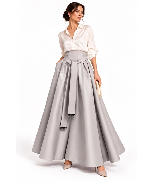 Pleated Maxi Skirt - Image 4